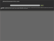 Tablet Screenshot of phoenixseoservice.com